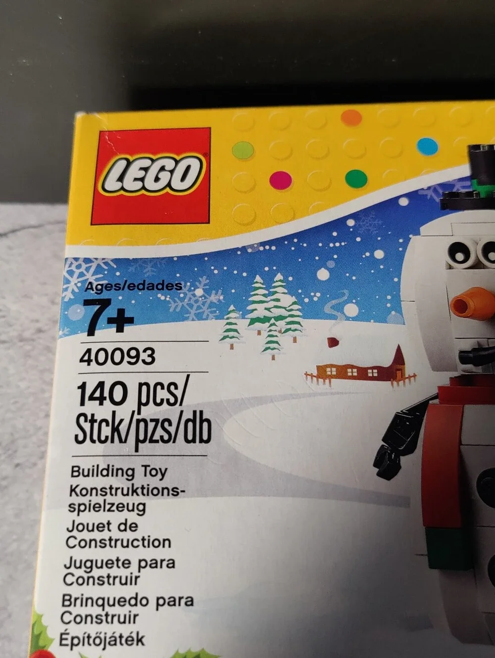 LEGO 40093 Snowman Christmas Holiday 2014 Retired NEW Sealed
